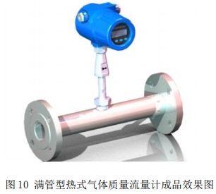 氫氣流量計管道式成品效果圖